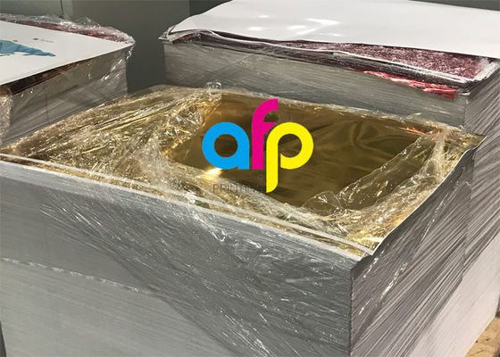 الحيوانات الأليفة الذهب والفضة والبوليستر المعدني التصفيح الحراري فيلم لفة كورونا المعالجة