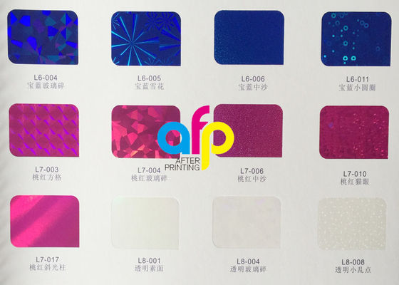 مختلف أنماط الليزر المجسم السينمائي ، 16 ميكرون الكرتون الساخن ختم الفيلم