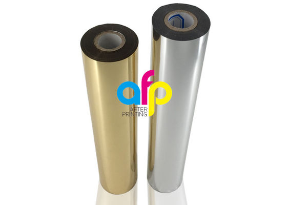 لفة الورق / الورق المقوى المجسم فيلم رول ، رقائق معدنية فضية / ذهبية ساخنة