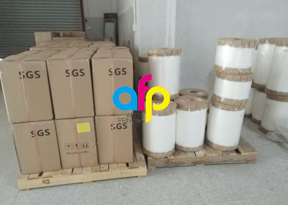 فيلم طباعة قابل للتمدد فيلم طباعة شفاف لامع وغير لامع BOPP + EVA