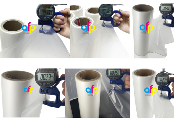 FDA الجودة فيلم الترقق الحراري لفة مع الانتهاء من لامع أو غير لامع